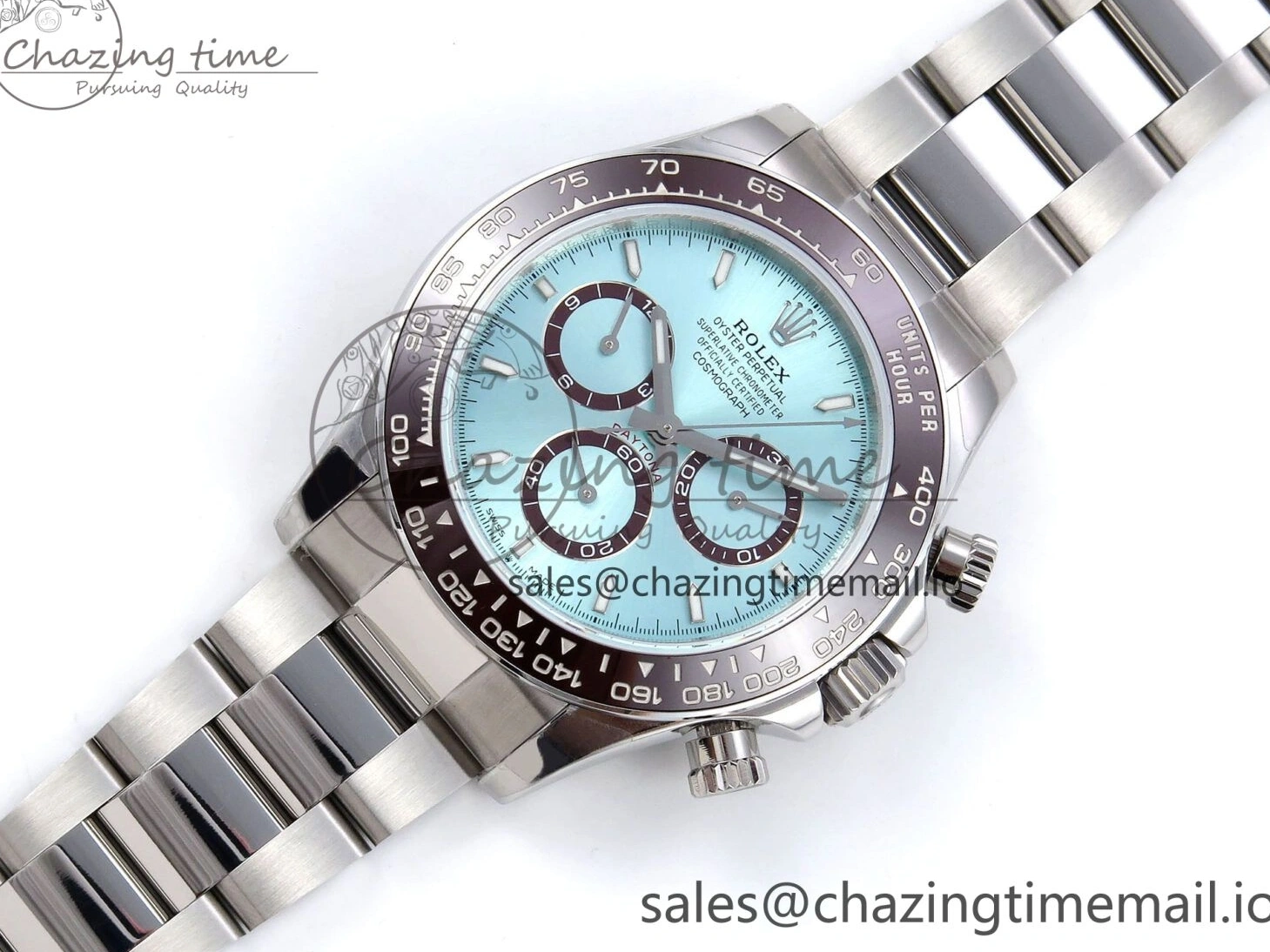 MiroTime 0303 Daytona 126506 QF 1:1 Best Edition Ice Blue Dial Lume Marker on SS YG Braclet SH4131 V TopPick 1272